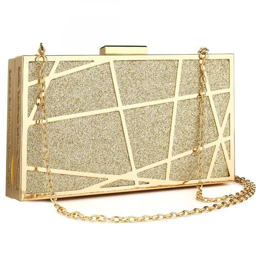 Bolsa de Mão Clutch Dourada