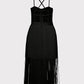 Vestido Black Franjado