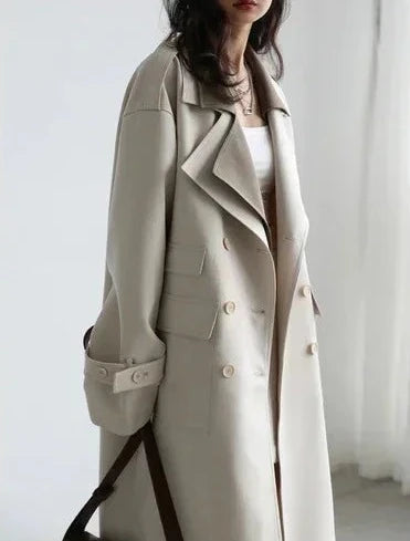 Trech Coat Fashion Bicolor