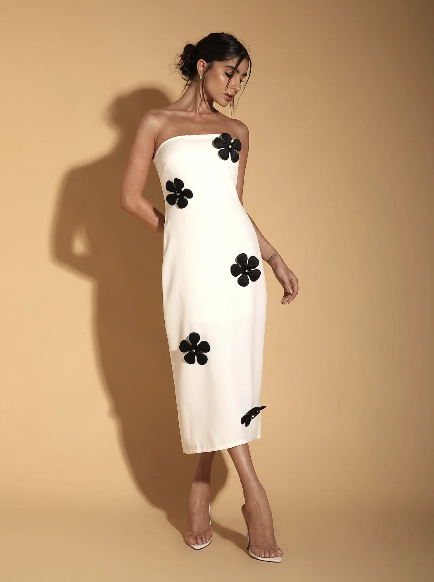 Vestido Midi New Flowers