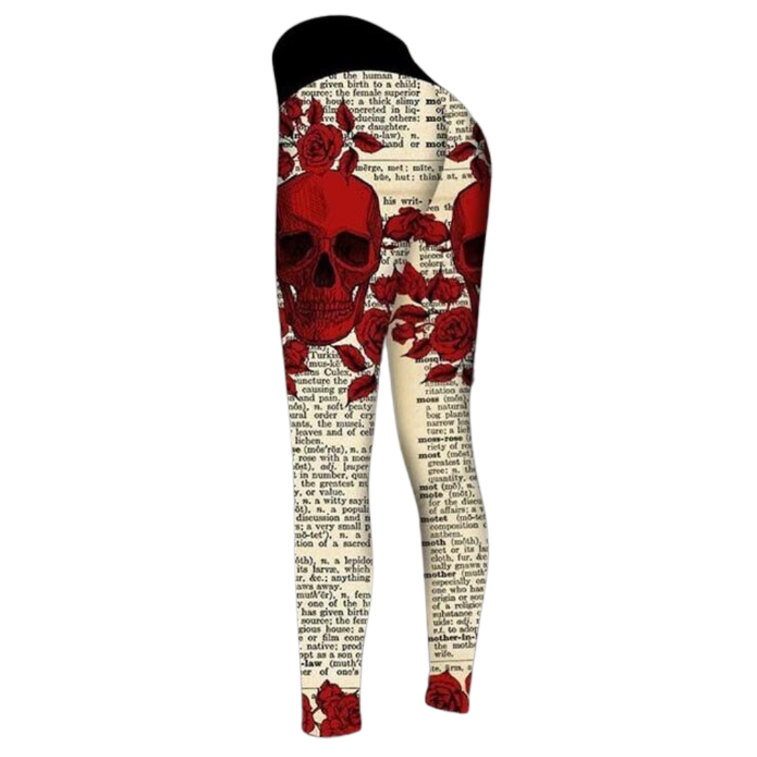 Regata e Legging Estampa de Caveira