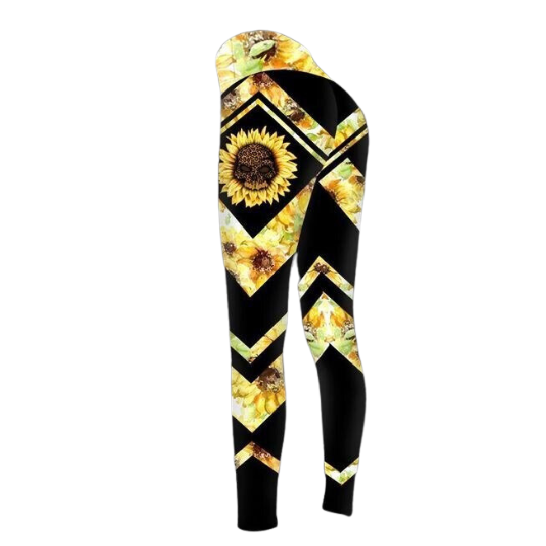 Regata e Legging Estampa de Caveira